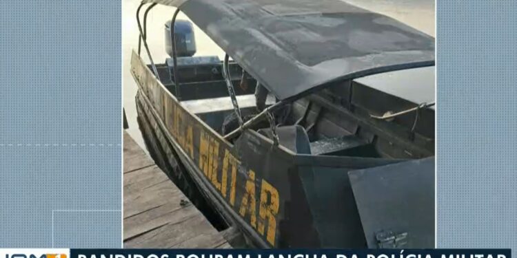 ‘Piratas do rio’ roubam lancha da Polícia Militar em Tefé (AM)