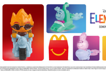 McLanche Feliz traz miniaturas de Elementos, novo filme da Disney e Pixar