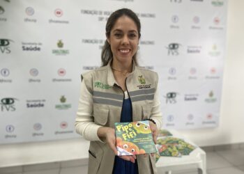 FVS-RCP recebe doação de 400 livros para combate e prevenção contra abuso sexual de crianças e adolescentes
