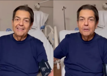 Faustão grava vídeo do hospital e diz que médicos avaliam tipo de cirurgia