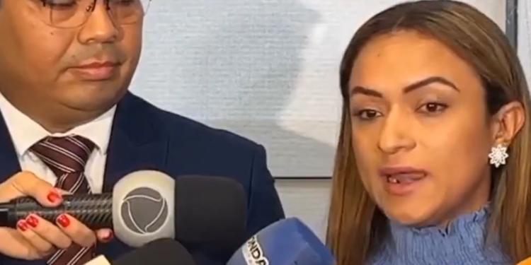 Ana Júlia, esposa de Gil Romero, nega participação no assassinato de jovem grávida