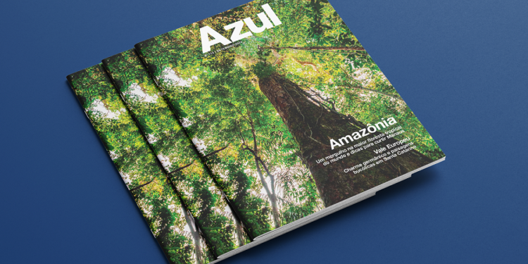 Amazonas é destaque em capa da Revista Azul Linhas Aéreas