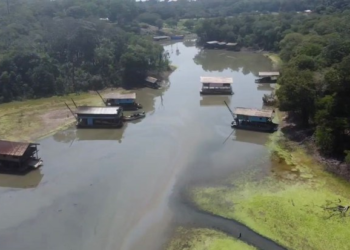Polícia Federal inutiliza 302 balsas de garimpo ilegal em operação no Amazonas