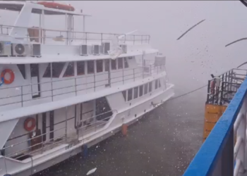 Prefeitura registrou 26 ocorrências durante a chuva; barco tombou no Tarumã-Açu