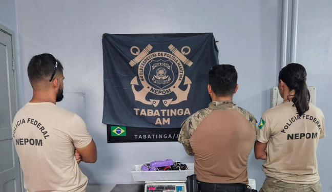 Tabatinga: Polícia Federal prende três pessoas por tráfico de drogas no AM