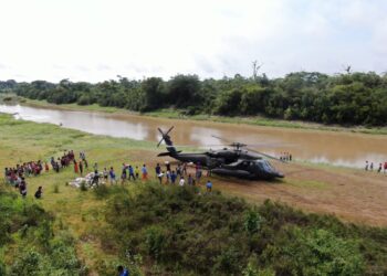Governador do AM confere balanço da ação integrada do Estado e Forças Armadas na Operação Estiagem na região do Solimões