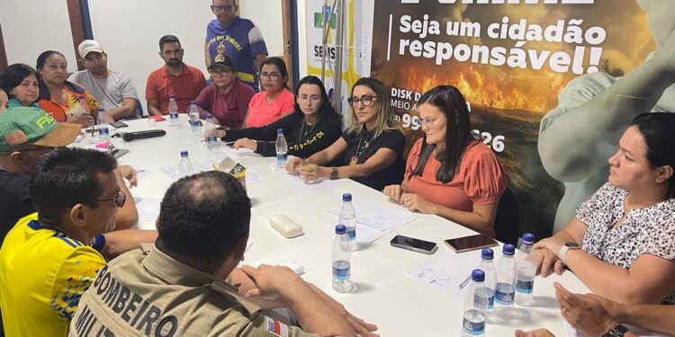 Em Autazes, PC-AM realiza reunião para alinhamento de dados relacionados ao combate às queimadas