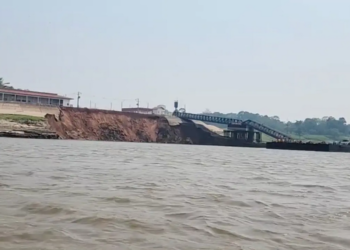Deslizamento atinge Porto de Itacoatiara nesta quarta-feira (11/10)