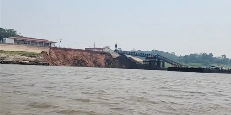 Deslizamento atinge Porto de Itacoatiara nesta quarta-feira (11/10)