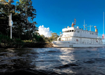 Marinha baliza rios do AM para navegação segura durante seca