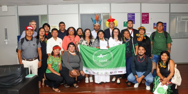 Ministério dos Povos Indígenas e Funai recebem representantes da COIAB