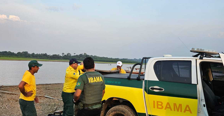 Ibama reforça ajuda nas atividades de emergência ambiental no Amazonas