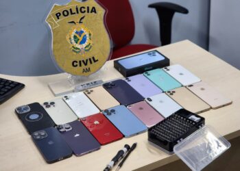 Homem é preso em posse de celulares oriundos de roubos e furtos, avaliados em mais de R$ 90 mil