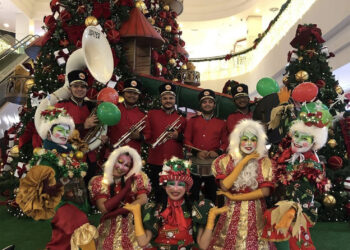 Companhia Saltimbancos encena conto de Natal,  no Shopping Ponta Negra
