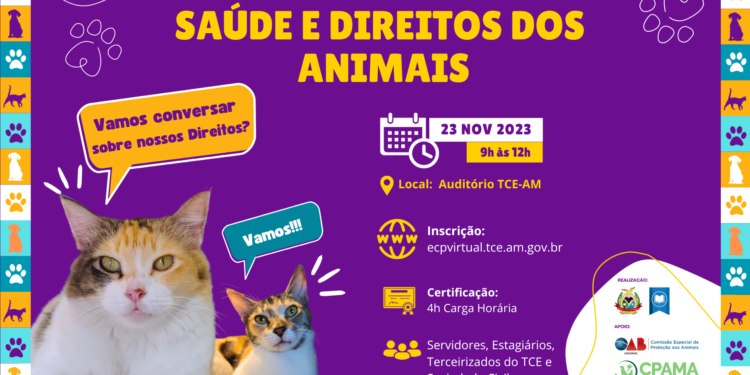 TCE-AM promove roda de conversa sobre saúde e direitos dos animais