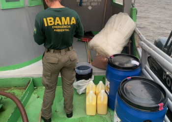 Ibama apreende 73 mil litros de diesel marítimo irregular no Amazonas