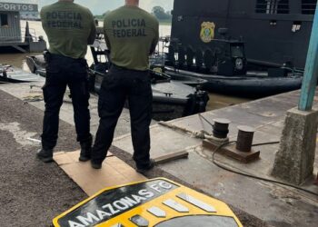 Em Tabatinga, PF prende mulher que transportava drogas em peça de concreto