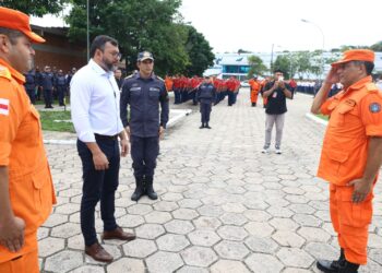 Wilson Lima destaca reforço em efetivo da segurança pública do Amazonas, ao visitar alunos em Curso de Formação