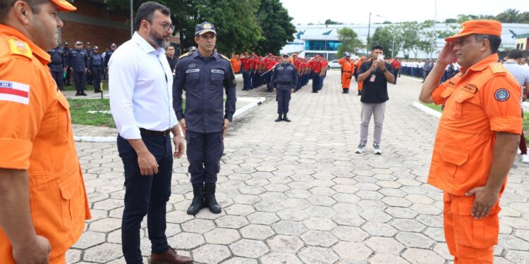 Wilson Lima destaca reforço em efetivo da segurança pública do Amazonas, ao visitar alunos em Curso de Formação
