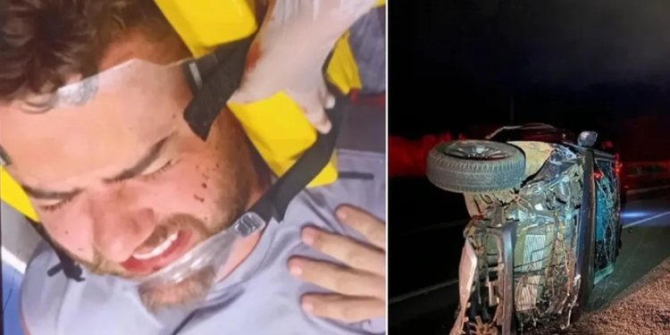 Zé Neto: Fratura na costela e observação na UTI