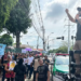 Em Manaus, professores fazem manifestação após prefeitura não pagar abono do Fundeb