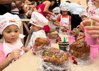 Oficina de culinária para crianças é opção de diversão para o fim de semana