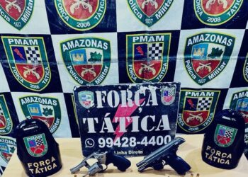 PMAM apreende armas de fogo após confronto com integrantes de organização criminosa