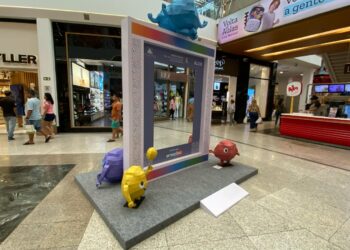 Janeiro Branco: Amazonas Shopping instala cenário e propõe reflexão sobre saúde mental