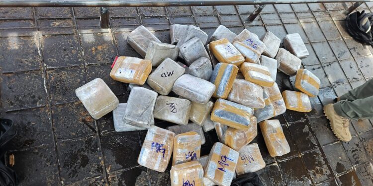 Polícia Civil prende homem com 50 quilos de maconha em embarcação no Rio Negro