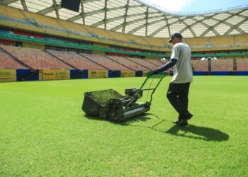 Reparos e manutenções preparam a Arena da Amazônia para jogo entre Vasco e Audax