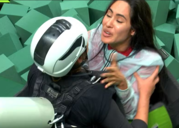 Isabelle Nogueira e Beatriz são a última dupla a deixar a Prova do Líder do BBB 24