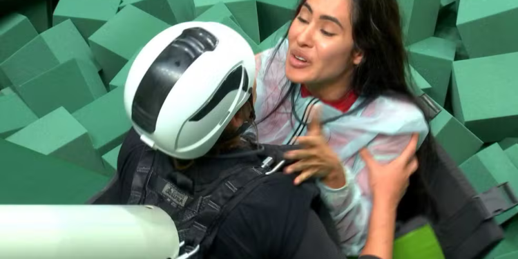 Isabelle Nogueira e Beatriz são a última dupla a deixar a Prova do Líder do BBB 24
