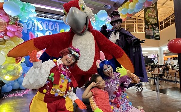Páscoa do Sumaúma contará com caça aos doces, oficina de cupcake e a presença VIP do coelhinho e da arara Sumara