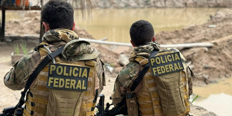 PF desmobiliza garimpo ilegal em unidade de conservação no sul do Amazonas