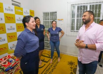 Esudpam entrega os alimentos arrecadados no processo seletivo de estágio ao abrigo NACER