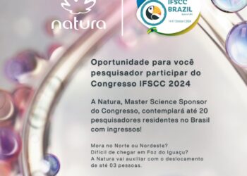Natura anuncia chamada científica pública para pesquisadores brasileiros participarem do Congresso IFSCC 2024