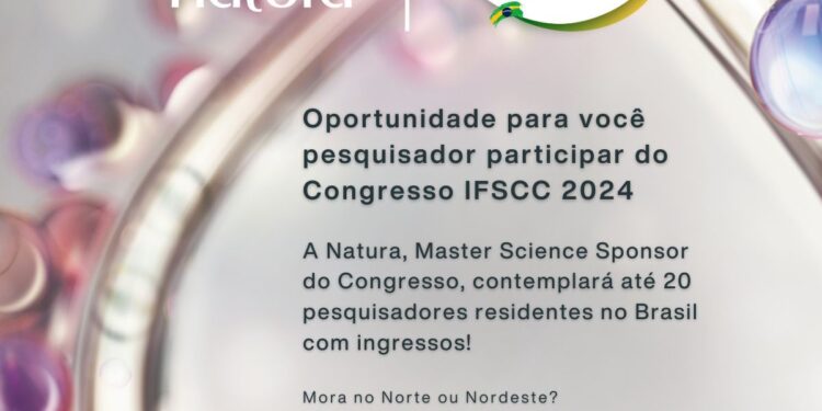 Natura anuncia chamada científica pública para pesquisadores brasileiros participarem do Congresso IFSCC 2024