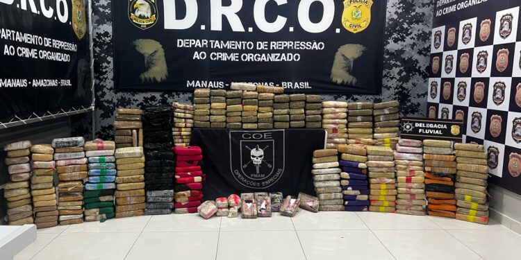 Polícias Federal, Civil e Militar desarticulam grupo criminoso e apreendem cerca de 300 quilos de drogas