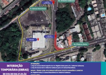 Alça de passagem subterrânea será interditada na madrugada de segunda, 22