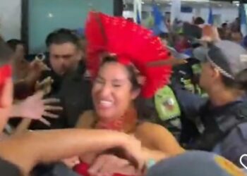 Chegada da cunhã: Isabelle Nogueira atrai multidão em retorno a Manaus