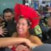 Chegada da cunhã: Isabelle Nogueira atrai multidão em retorno a Manaus