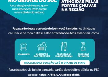 Movimento “Juntos pelo Rio Grande do Sul”  tem ponto de coleta em Manaus