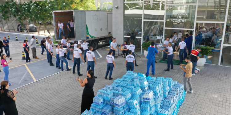 Doações recebidas pelo TCE-AM são entregues à FAB para envio ao Rio Grande do Sul