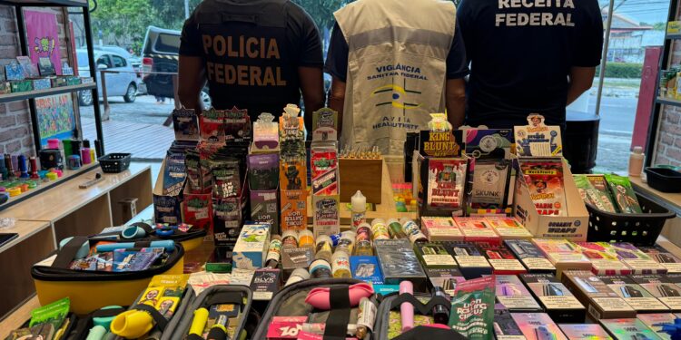 Operação combate venda de cigarros eletrônicos em Manaus