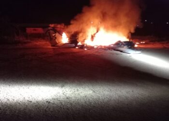 Aeronave clonada apreendida é incendiada em garimpo