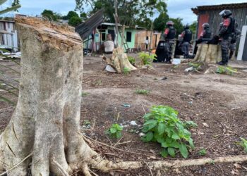 Polícia cumpre mandado de reintegração de posse no Armando Mendes