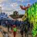 Boi Caprichoso inicia o translado das alegorias para a concentração no Bumbódromo