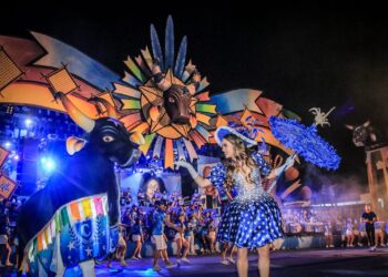 Caprichoso realiza primeiro ensaio técnico e emociona o torcedor azulado