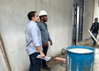 DPE-AM inspeciona obras de reforma do 1º pavimento da Unidade Prisional de Coari