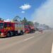 Em Iranduba, Corpo de Bombeiros combate incêndio em vegetação e impede propagação para residências